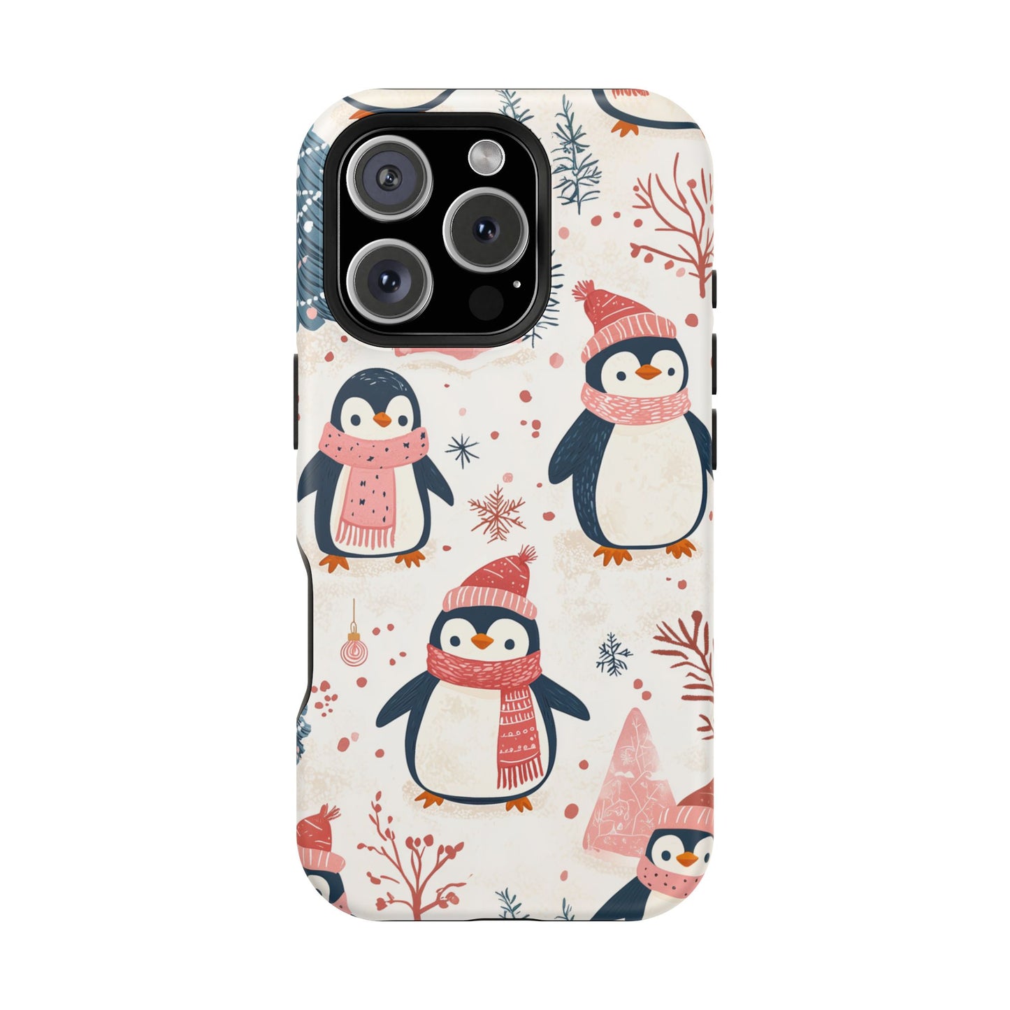 Penguin Paradise – Christmas Cheer MagSafe iPhone Case