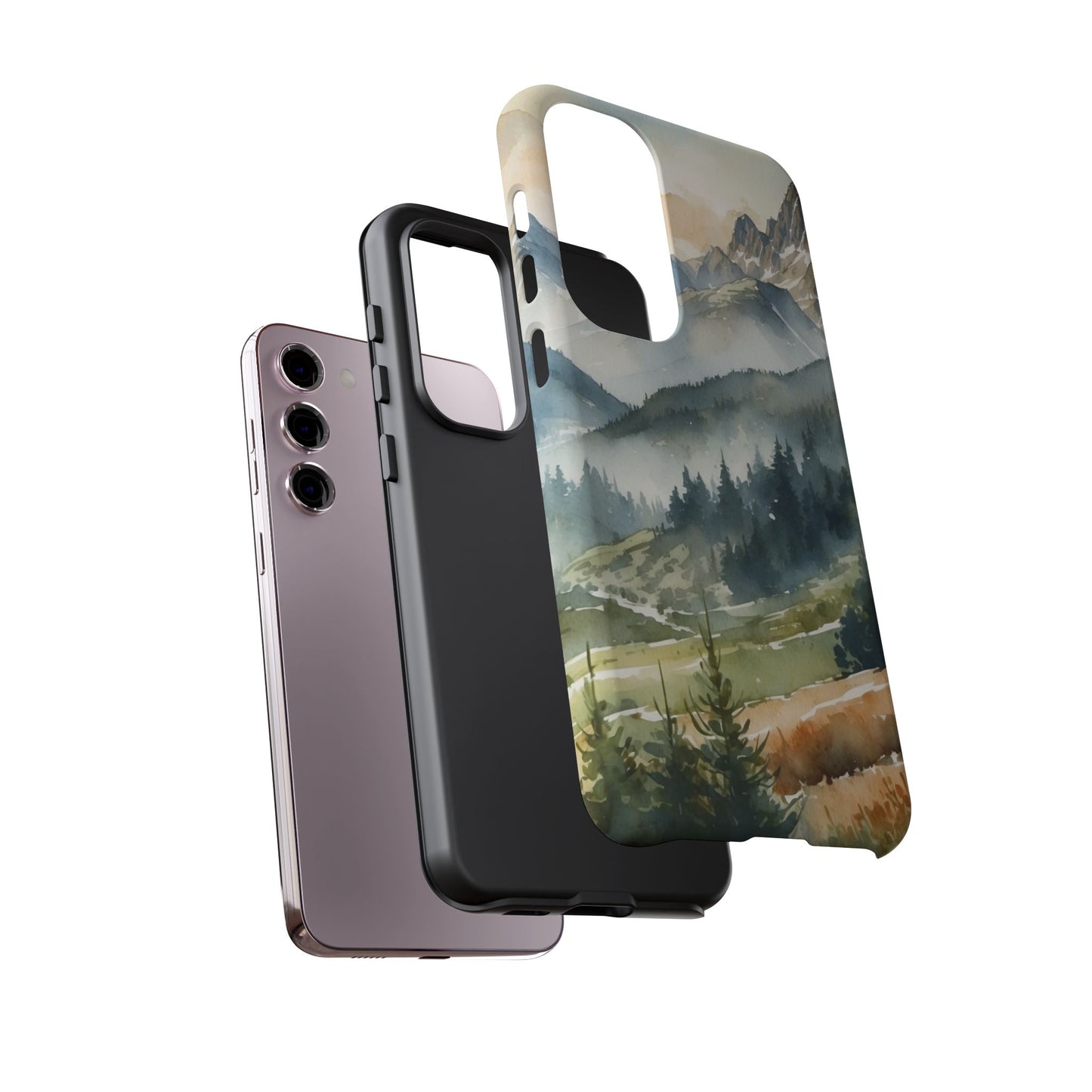 Serene Alpine Forest - Samsung Galaxy Case