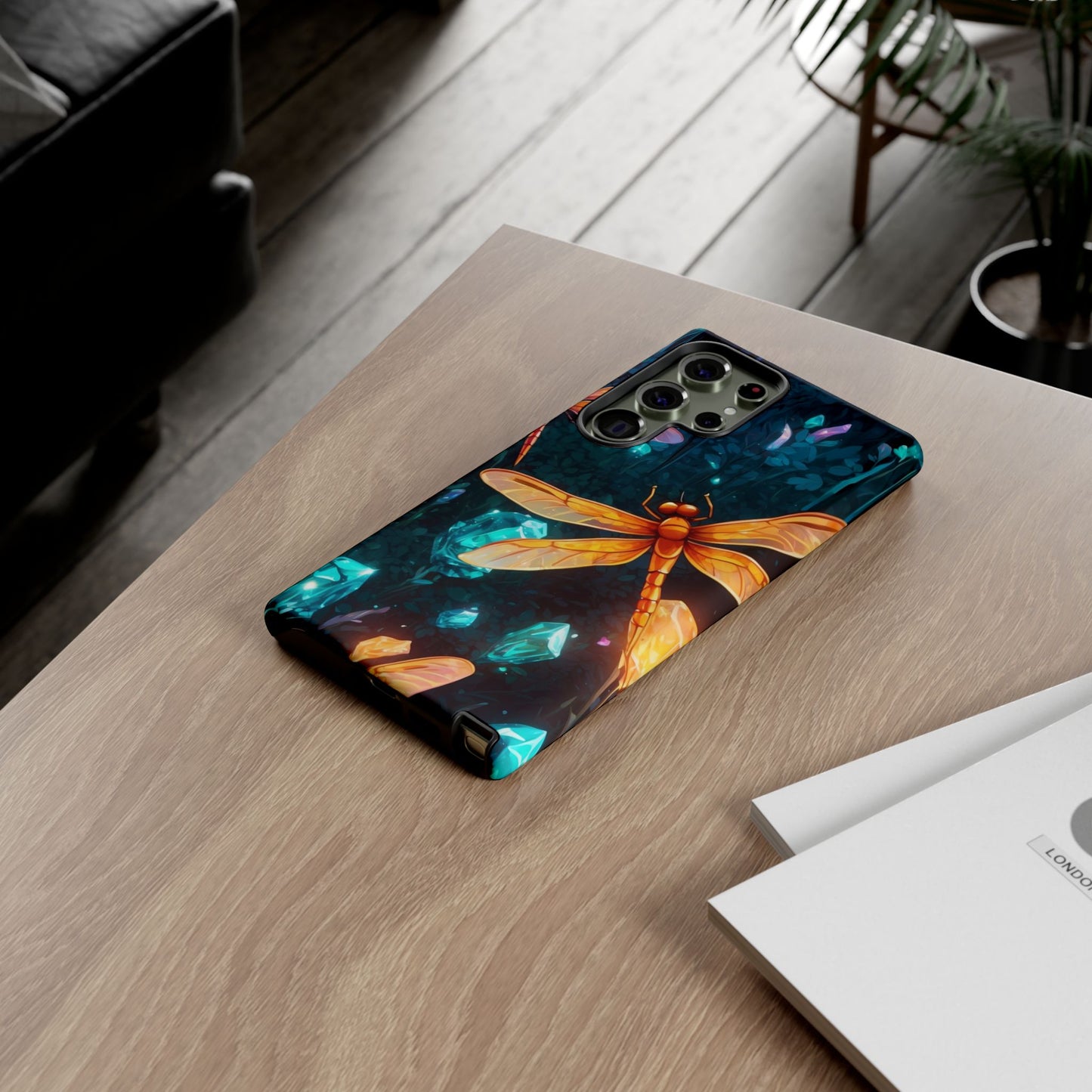 Mystical Dragonflies & Crystals – Samsung Galaxy Series Case