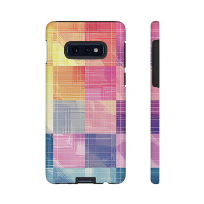 Pastel Panache Watercolor Plaid Case