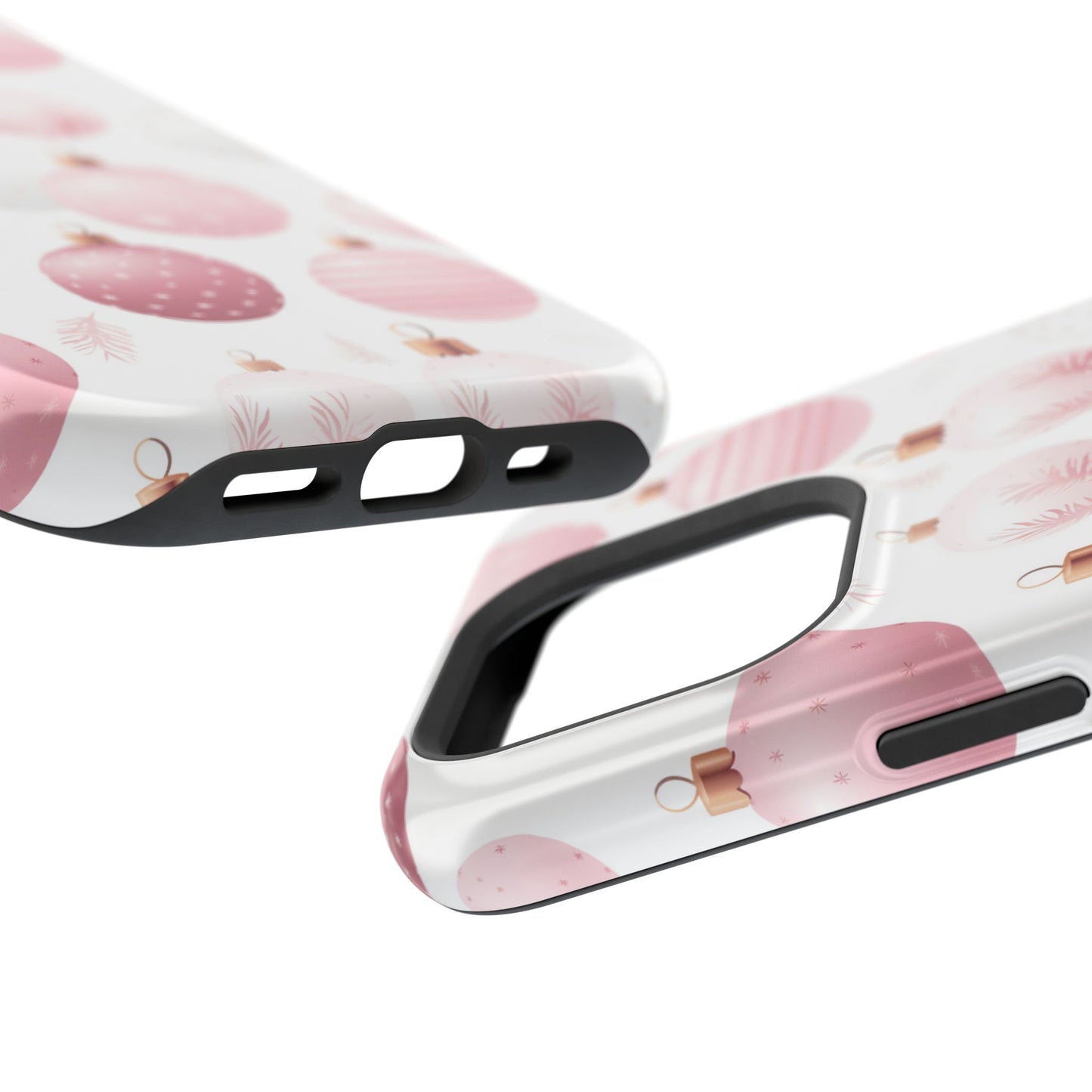 MagSafe iPhone Case: Merry in Pink – Christmas Balls