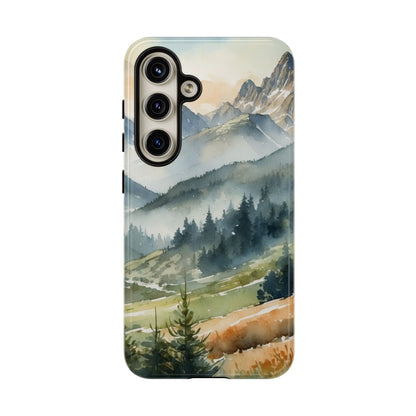 Serene Alpine Forest - Samsung Galaxy Case