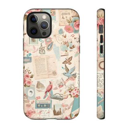 Vintage Collage iPhone Case - Retro Nostalgic Protective Cover