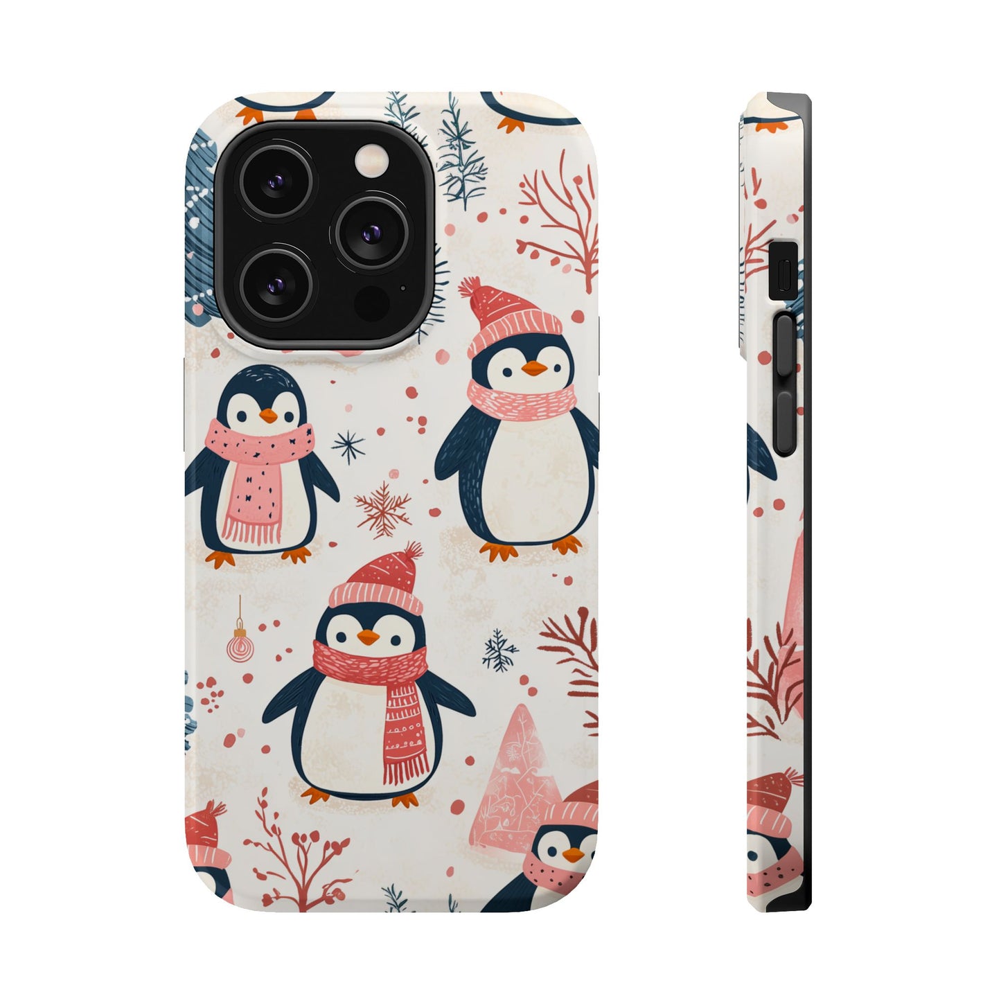 Penguin Paradise – Christmas Cheer MagSafe iPhone Case