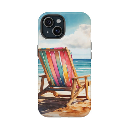 Vibrant Beach Escape MagSafe iPhone Case – Summer Vibes Design