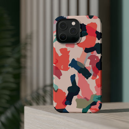 Modern Earthy Camo Abstract – MagSafe iPhone Case