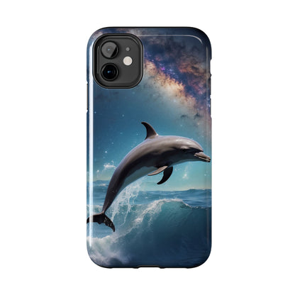 Dolphin Galaxy Splash - iPhone Case