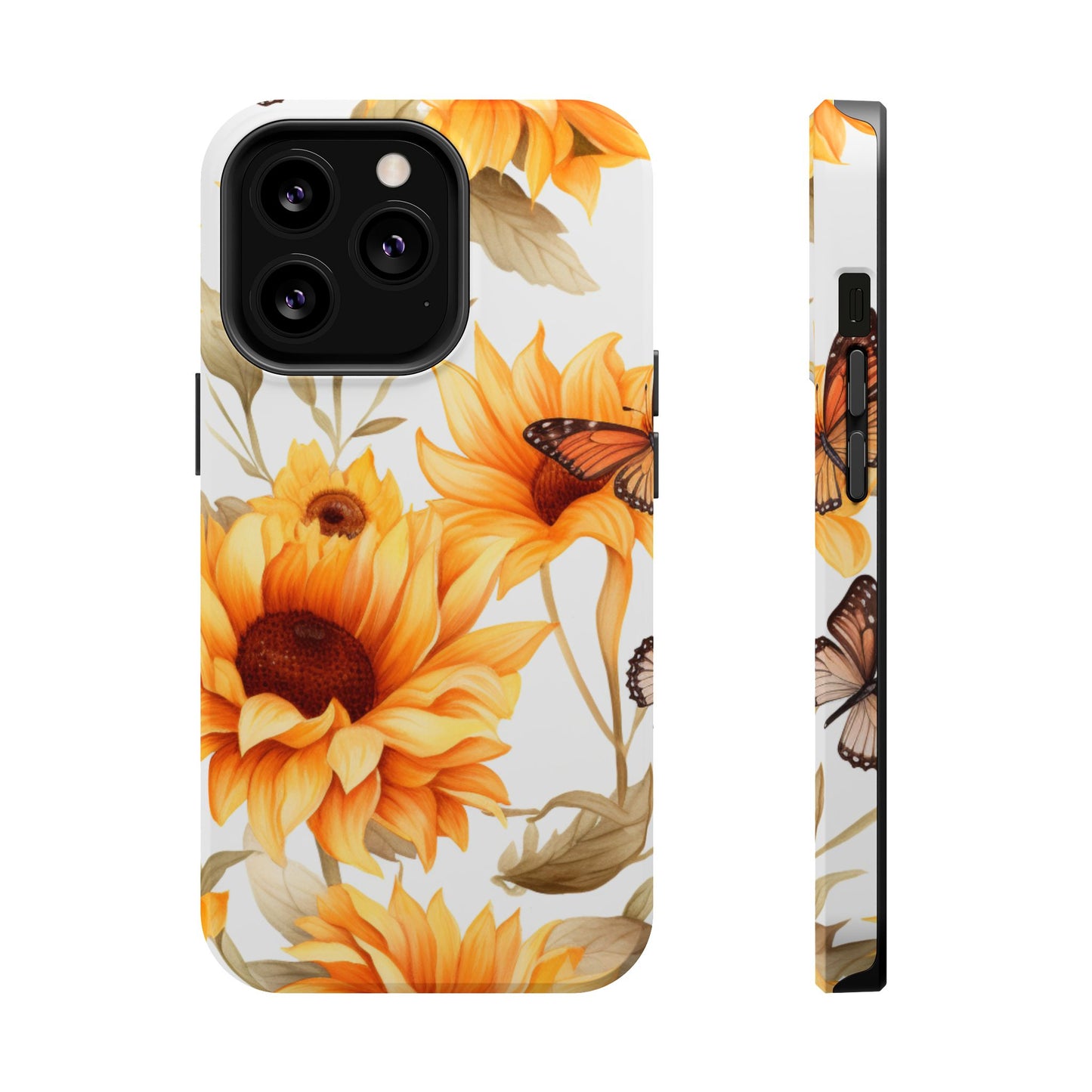 Sunflower & Monarch Garden - MagSafe iPhone Series Case