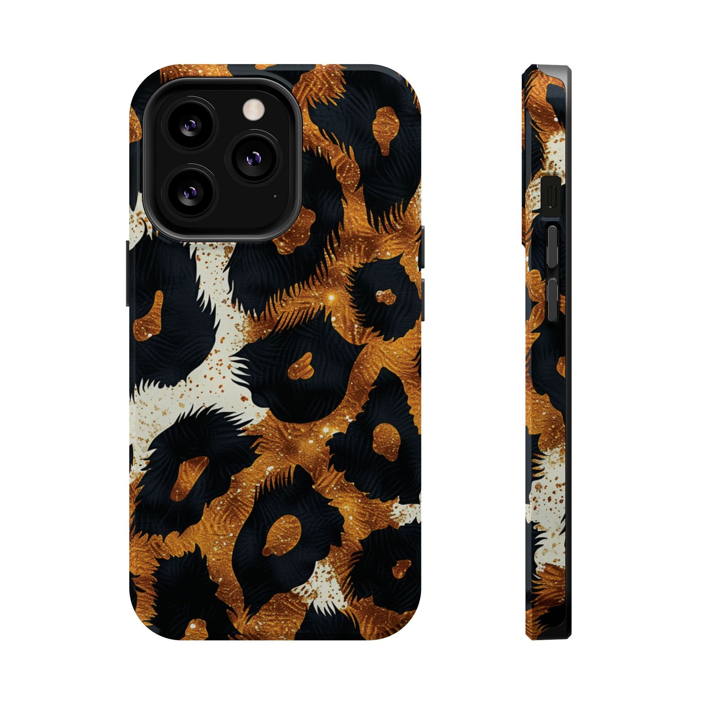 Safari Noir Gold Leopard iPhone Case