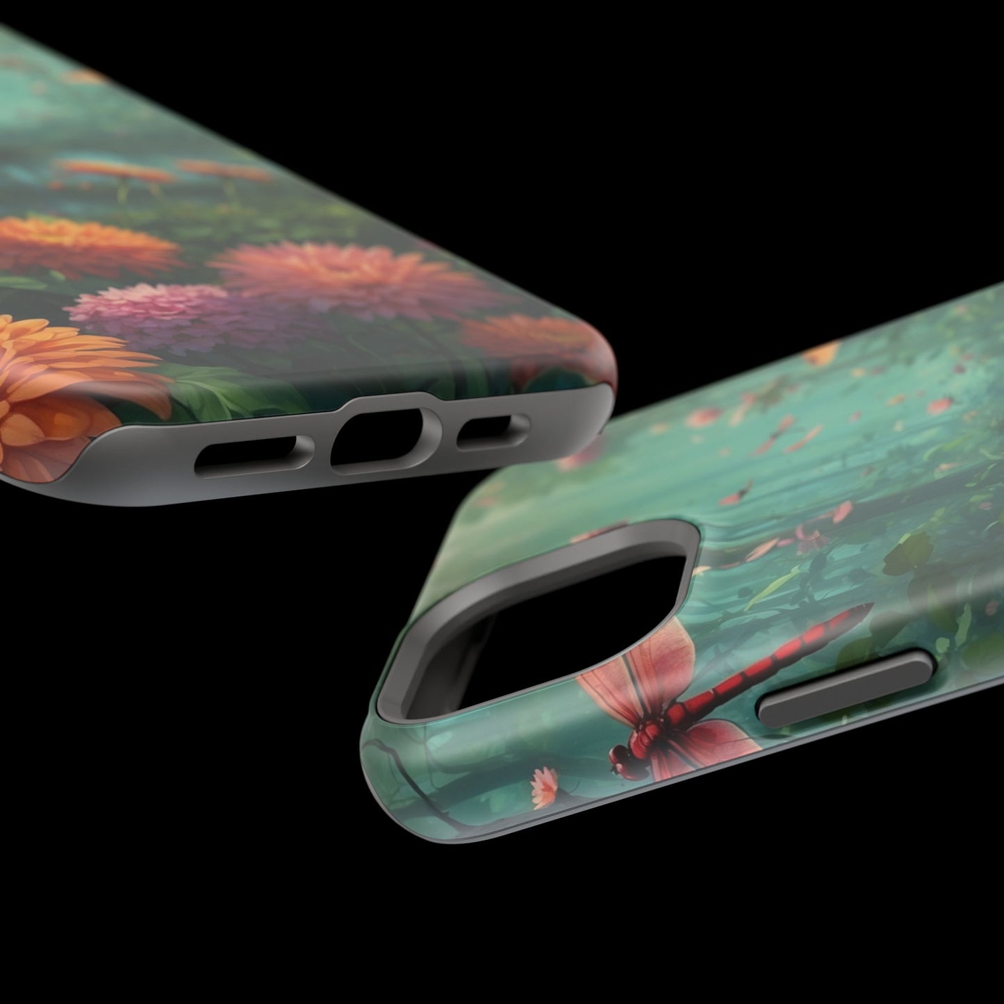 Enchanted Forest Dragonflies & Blossoms – MagSafe iPhone Series Case