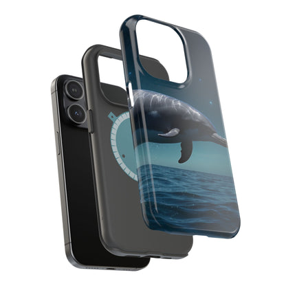 Midnight Ocean Dolphin - MagSafe-Compatible Case