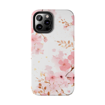 Soft Pink Cherry Blossom iPhone Case – Elegant Floral Design