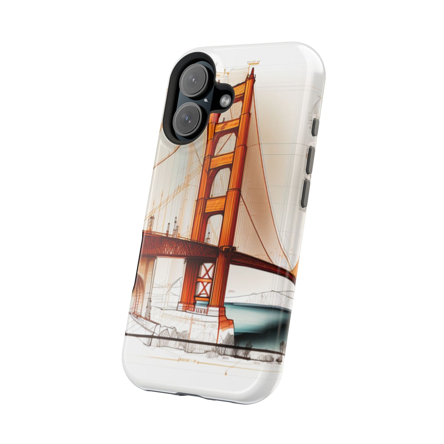 Golden Gate Bridge MagSafe iPhone Case - San Francisco Landmark