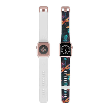 Mystical Dragonflies & Crystals Apple Watch Band