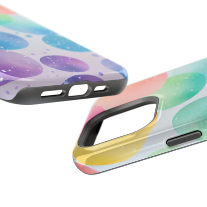 Pastel Galaxy Bubbles  MagSafe iPhone Case – Slim Design, Glossy Finish