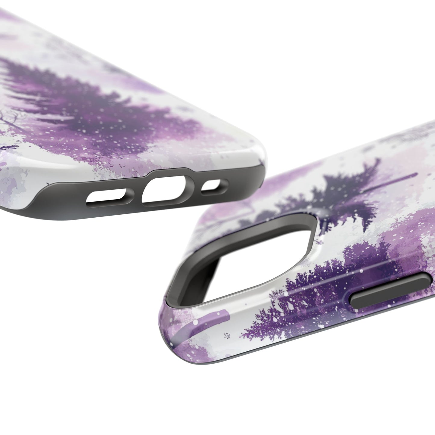 Purple Snowy Forest - MagSafe iPhone Series Case