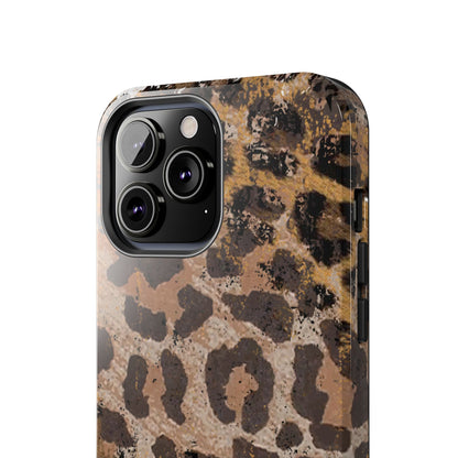 Vintage Distressed Leopard Print - iPhone Series Case