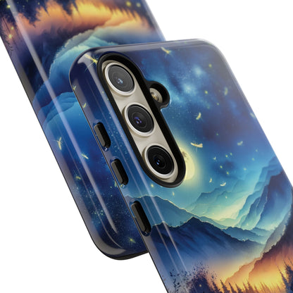 Cute Fireflies Phone Case - Lightning Bugs - Firefly Dancing In The Trees Phone Cover For iPhones 15, 14, 13, 12, 11, Samsung Galaxy Series! - BOGO Cases