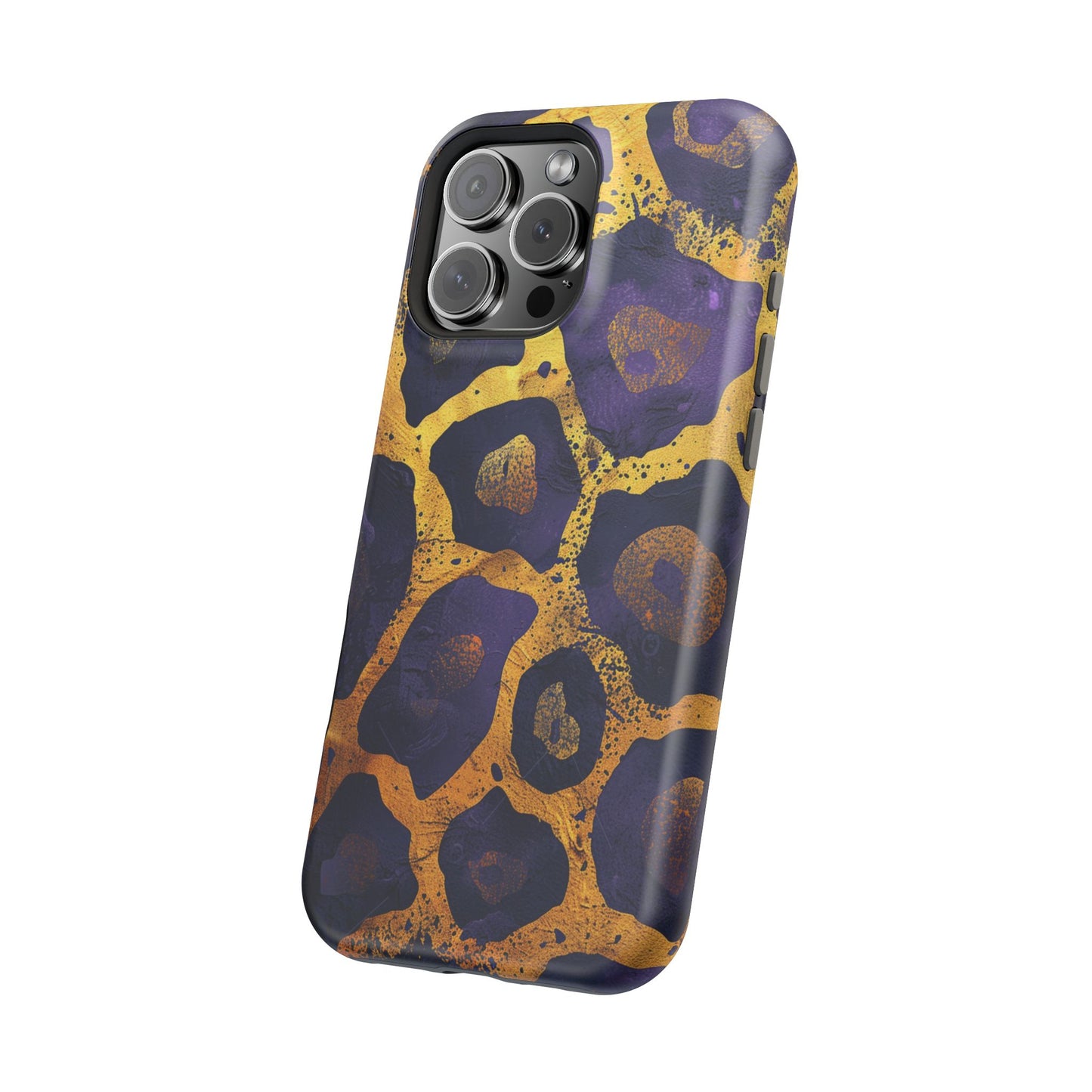 Regal Amethyst Leopard iPhone Case