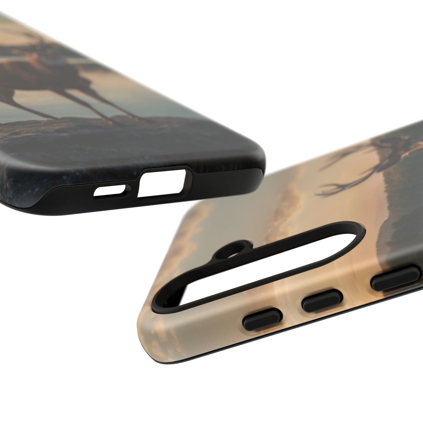 Majestic Stag at Sunset – iPhone Case