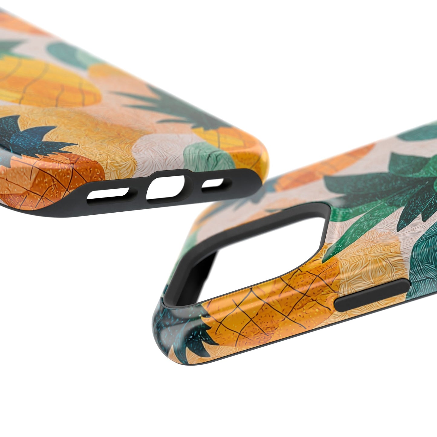 Tropical Pineapple MagSafe iPhone Case – Vibrant Fruit Design, Tough Dual-Layer Protection