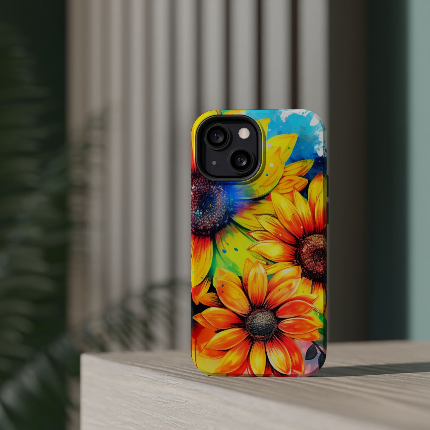 Vibrant Sunflower Splash - MagSafe iPhone Series Case