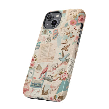 Vintage Collage iPhone Case - Retro Nostalgic Protective Cover