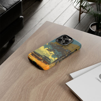 Retro Road Trip Vintage Car iPhone Case