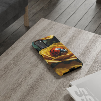 Samsung Galaxy Case: Ladybug on Yellow Petals