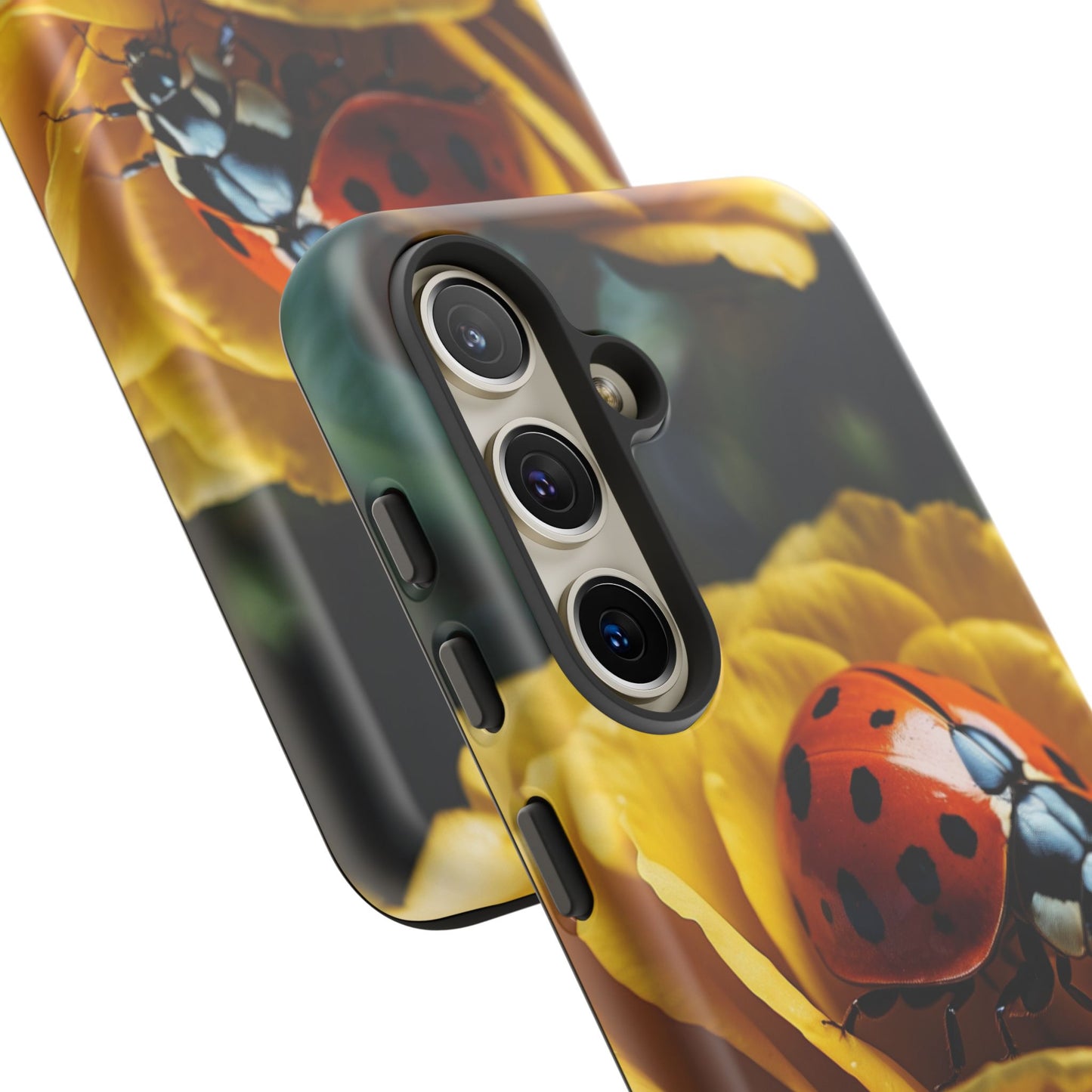 Samsung Galaxy Case: Ladybug on Yellow Petals