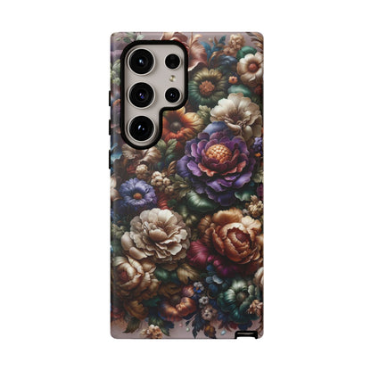 Floral Elegance For Samsung - Protective Dual-Layer Design with Vibrant Full-Wrap Print