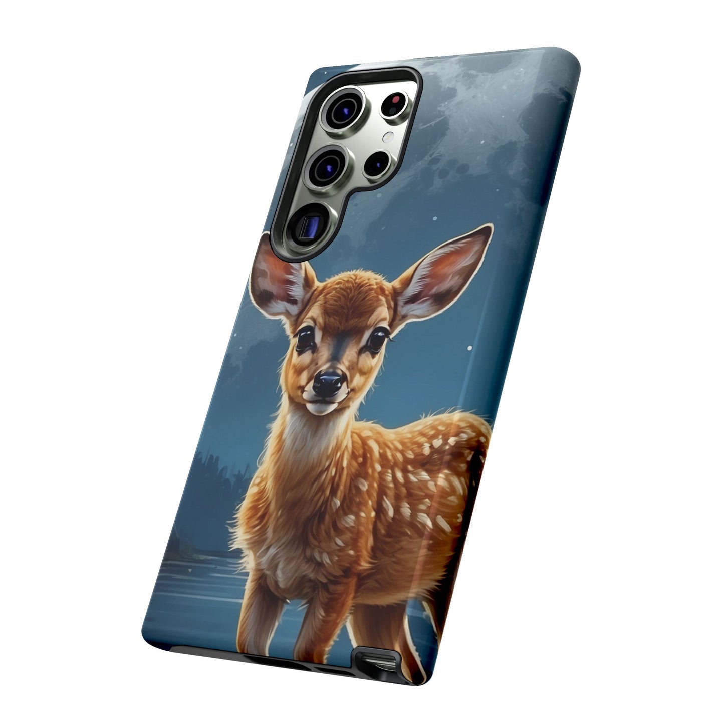 Samsung Galaxy Case – Enchanted Fawn Under the Moonlit Sky