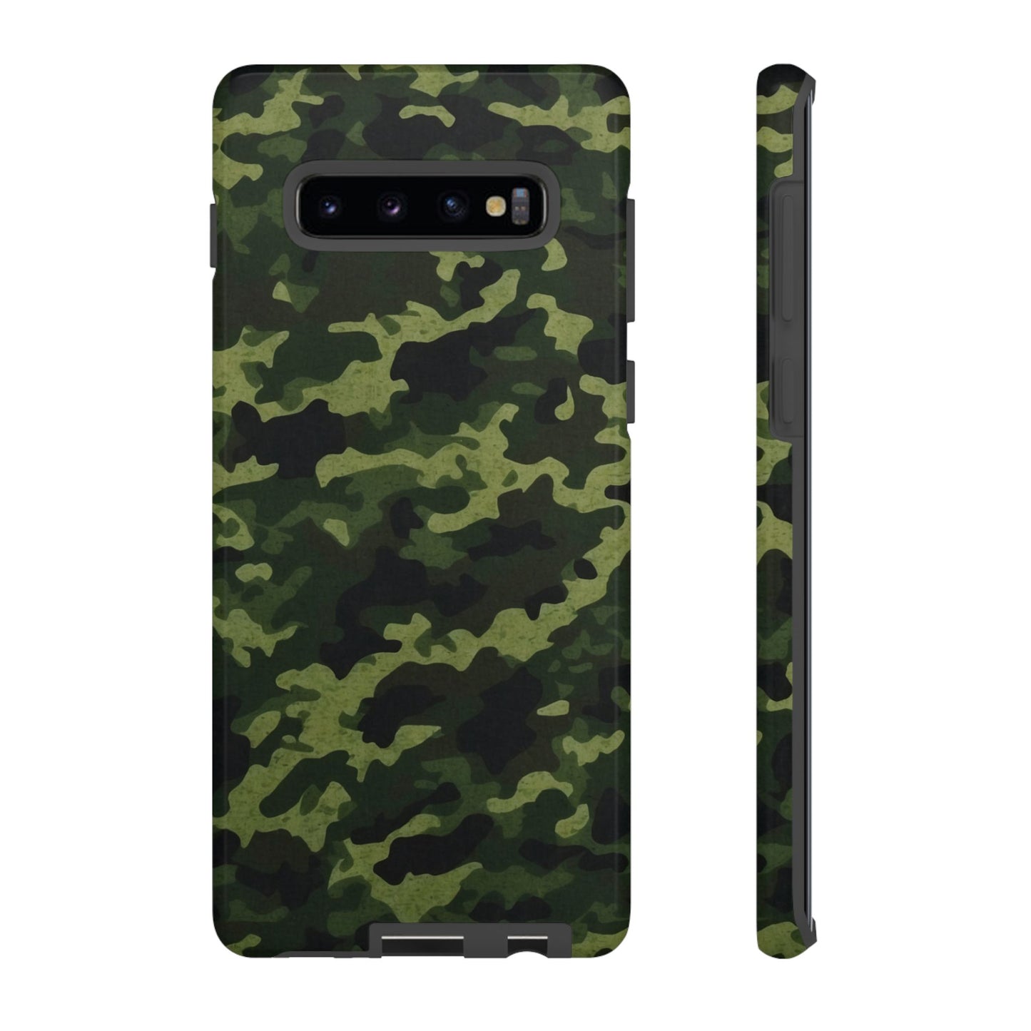 Dark Green Camouflage – Samsung Galaxy Case, Durable and Stylish