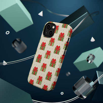 Festive Holiday Gift Pattern - MagSafe iPhone Series Case