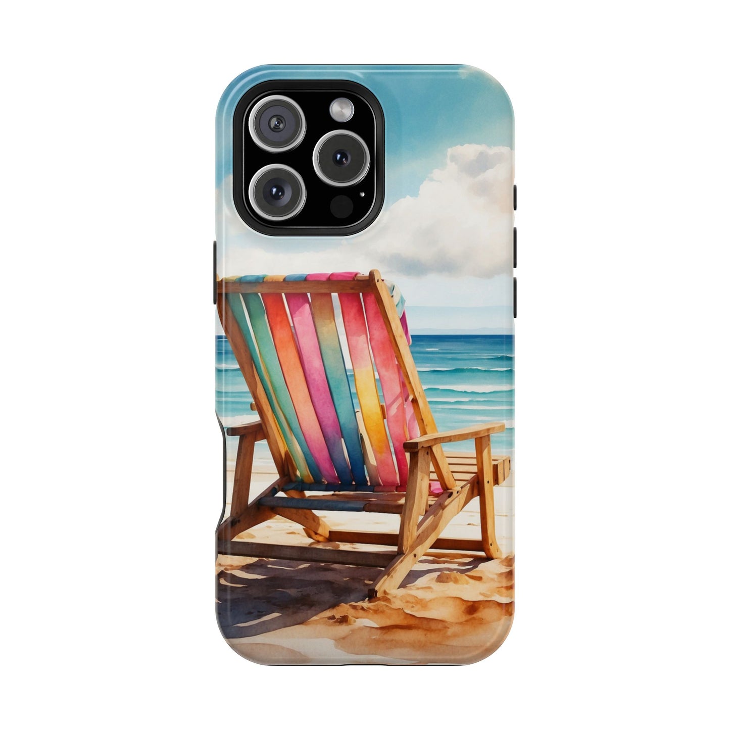 Vibrant Beach Escape MagSafe iPhone Case – Summer Vibes Design