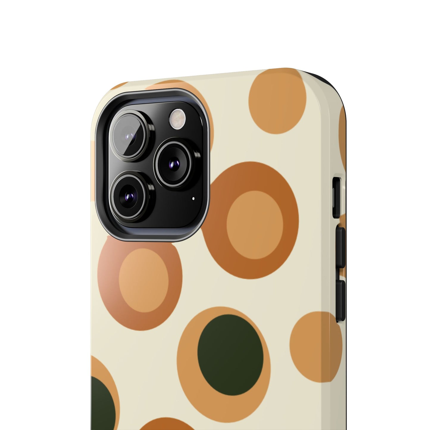 Retro Earthy Circles - iPhone Case