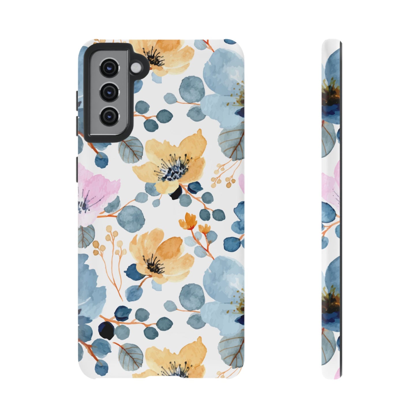 Spring Radiance – Samsung Galaxy Case with Bold Watercolor Florals