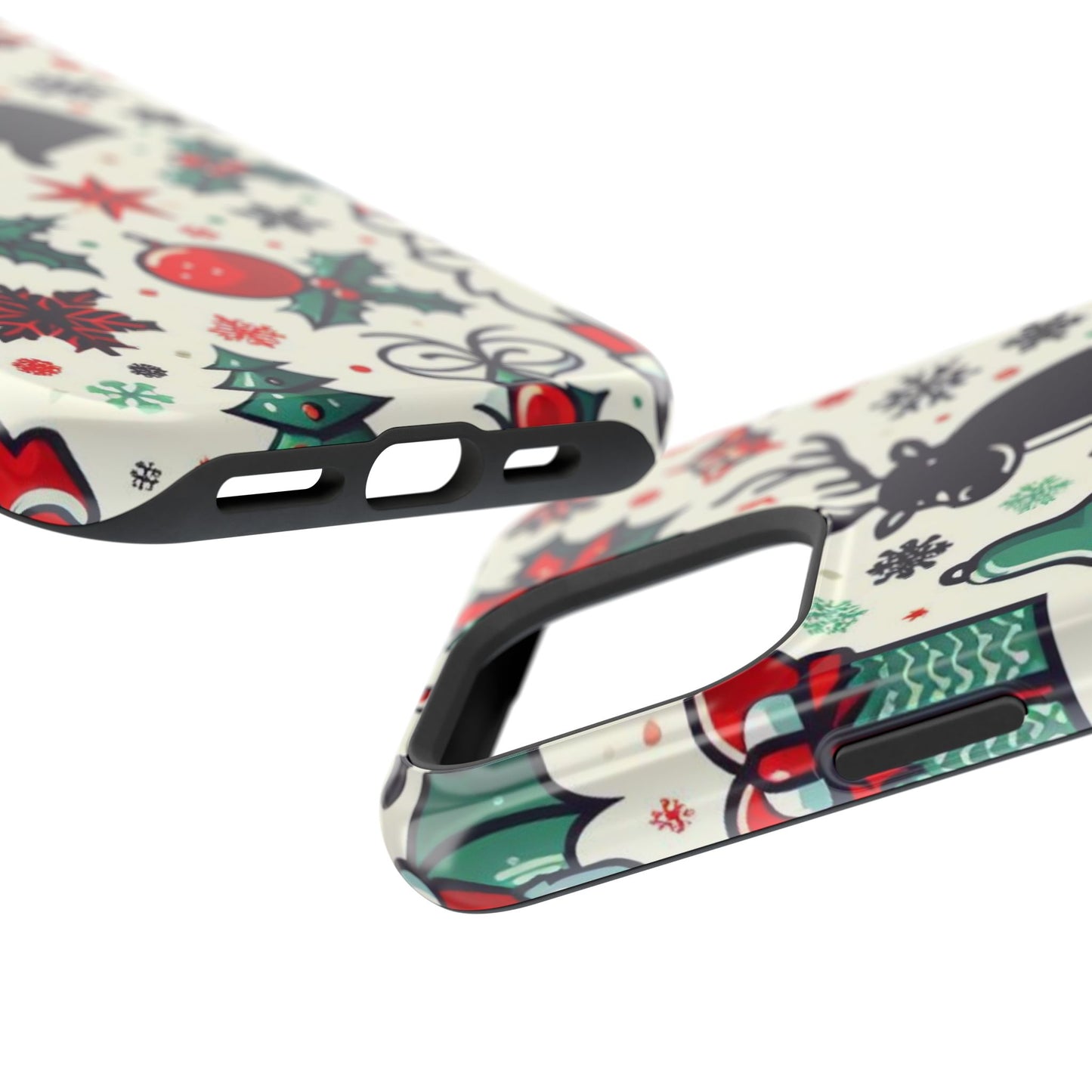 Cartoon Christmas Cheer – MagSafe iPhone Case