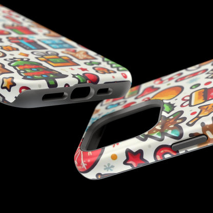 Festive Christmas Icons Pattern – MagSafe iPhone Series Case