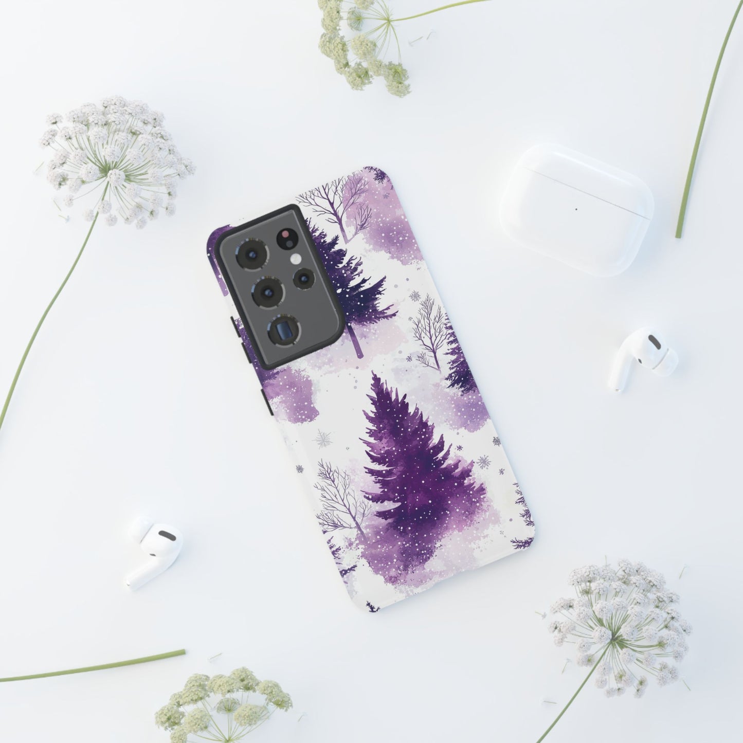 Purple Snowy Forest - Samsung Galaxy Series Case