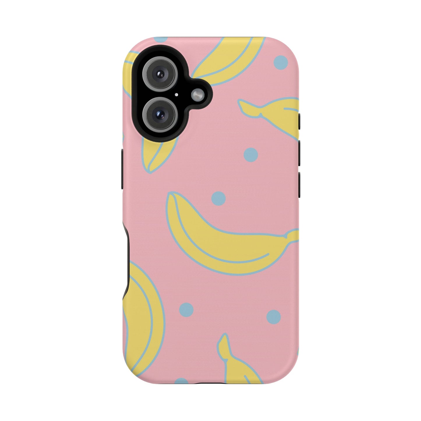 Pink Banana Pop MagSafe iPhone Case – Cute Pastel Design with Fun Retro Vibe