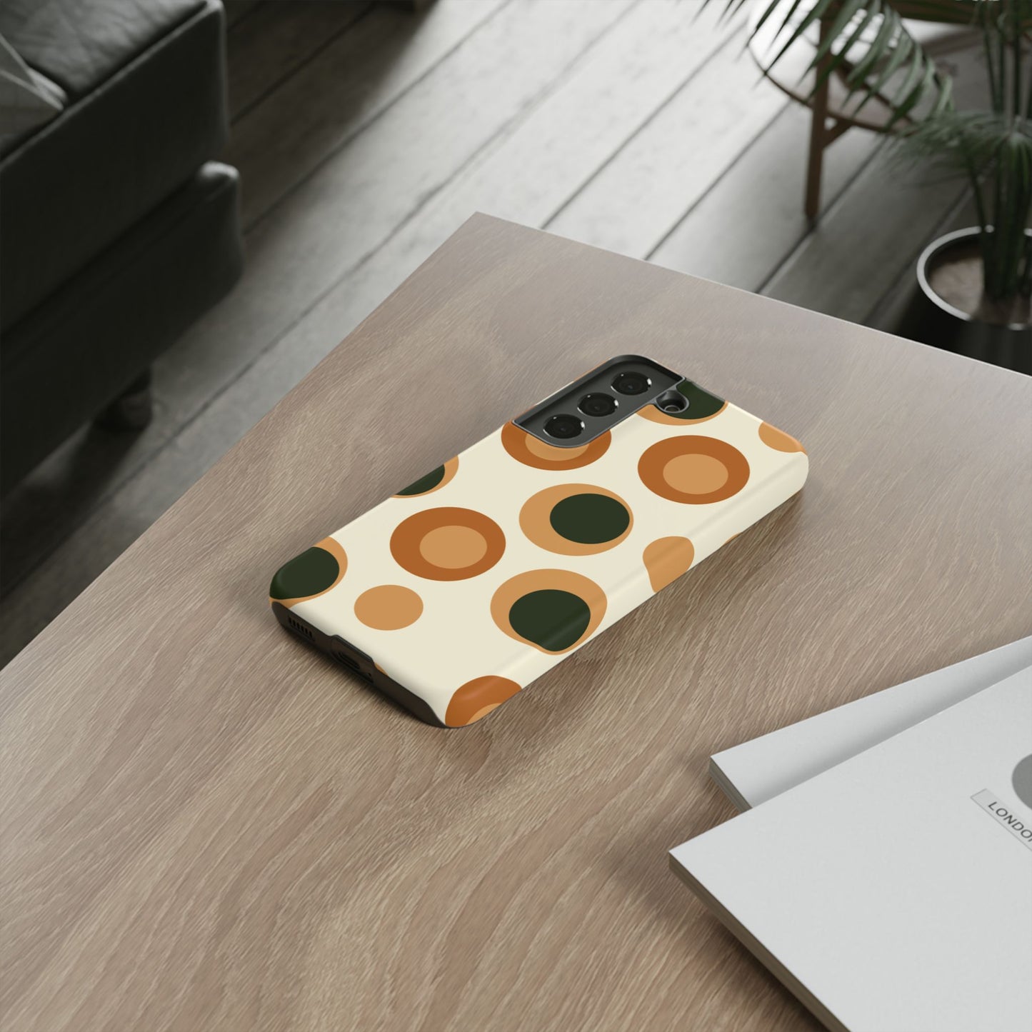 Retro Earthy Circles - Samsung Galaxy Case