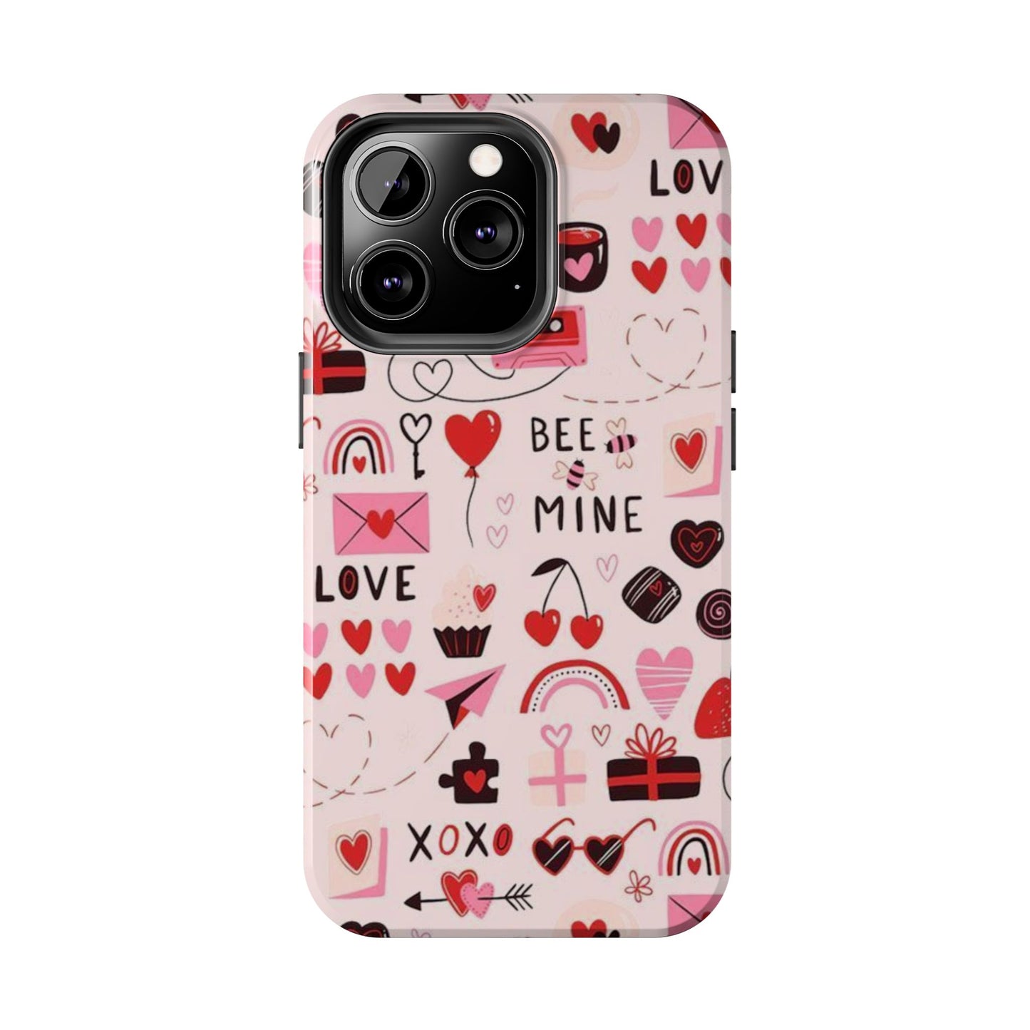 iPhone Case: Bee Mine Love Doodles