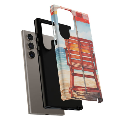 Beachfront Sunset Lounge Samsung Galaxy Case – Rearview Edition