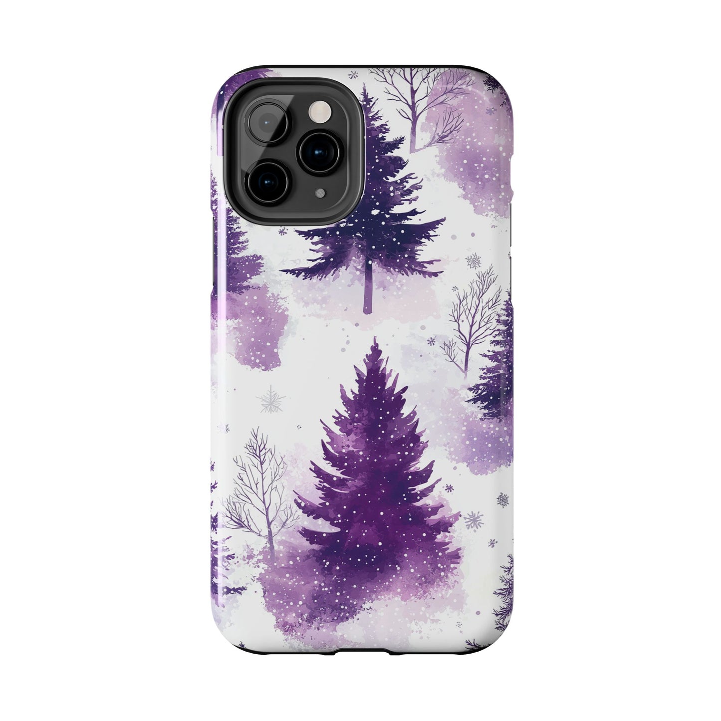 Purple Snowy Forest - iPhone Series Case