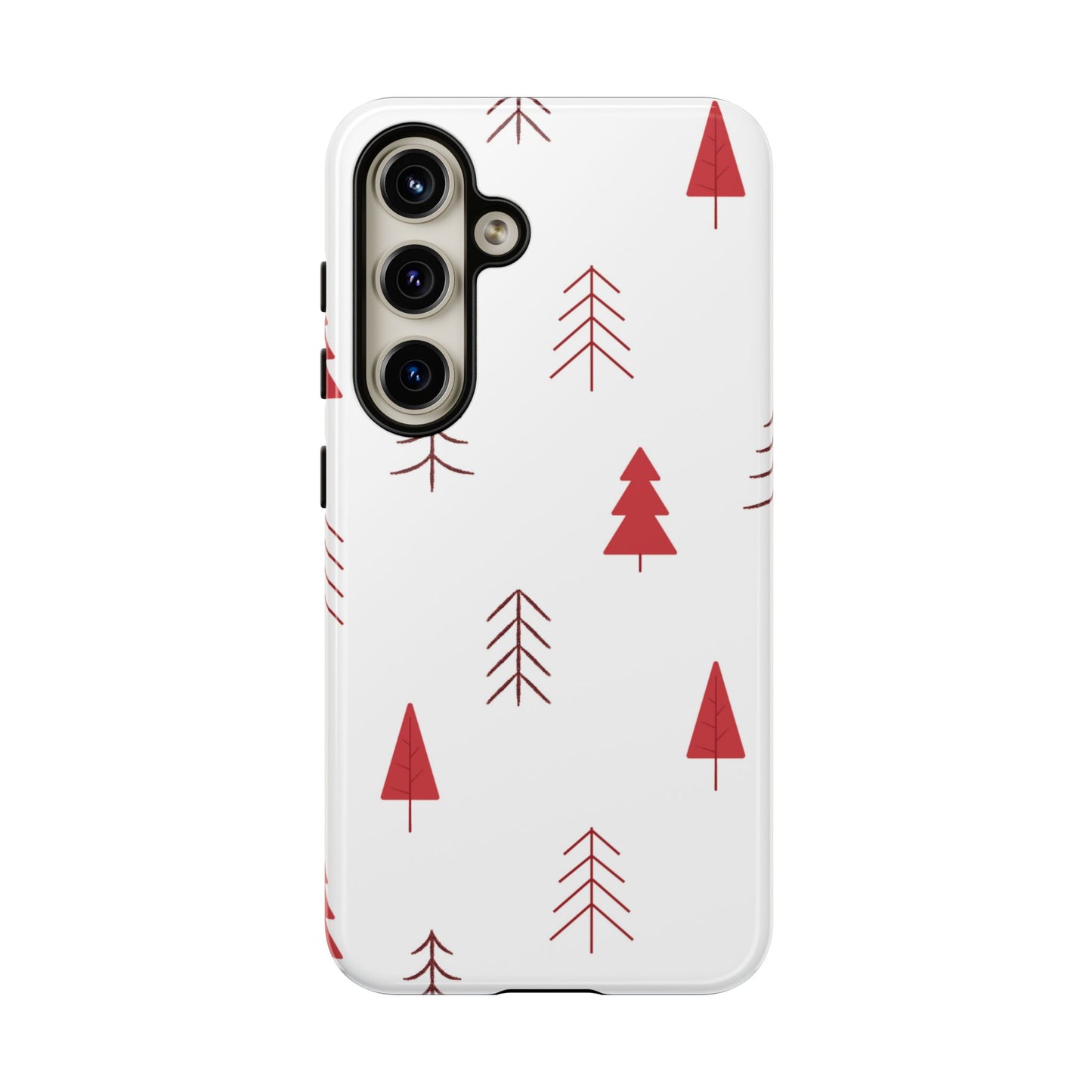 Scandi Red Pine Trees - Samsung Galaxy Series Case