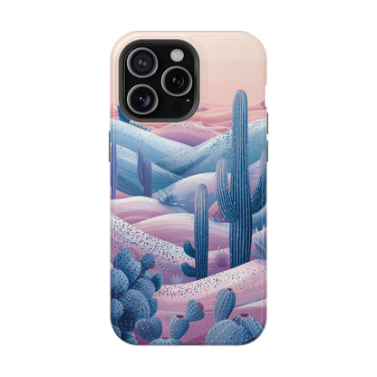 Desert Oasis MagSafe Case for iPhone – Cactus & Western Landscape Design for iPhone 15, 14 Pro Max, 13, and More!