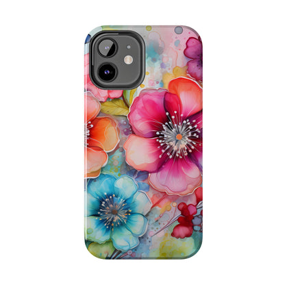 Vibrant Watercolor Floral Garden - iPhone Series Case