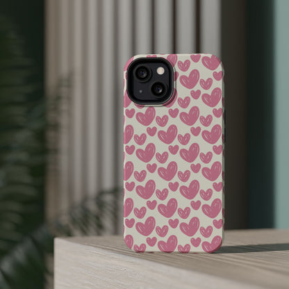 Heartfelt Pattern MagSafe iPhone Case