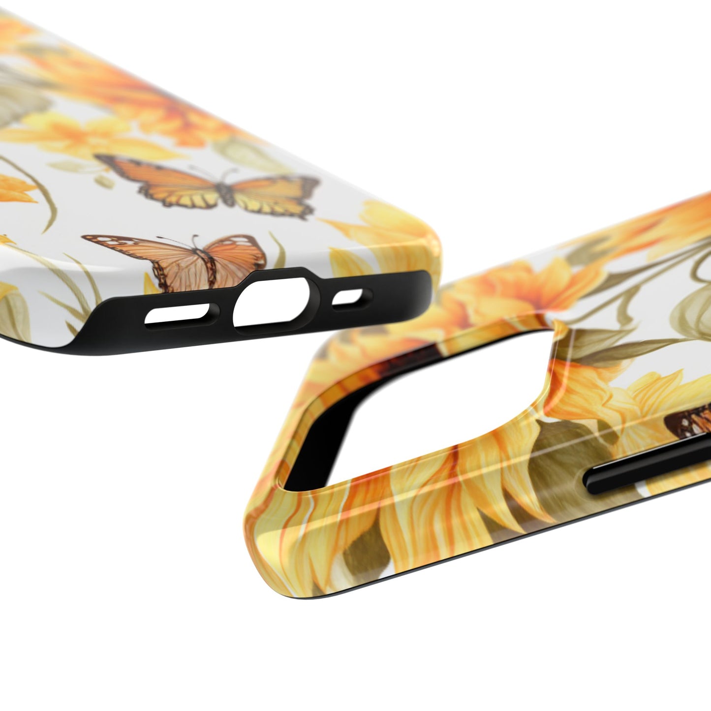 Sunflower & Butterfly Bliss - iPhone Series Case